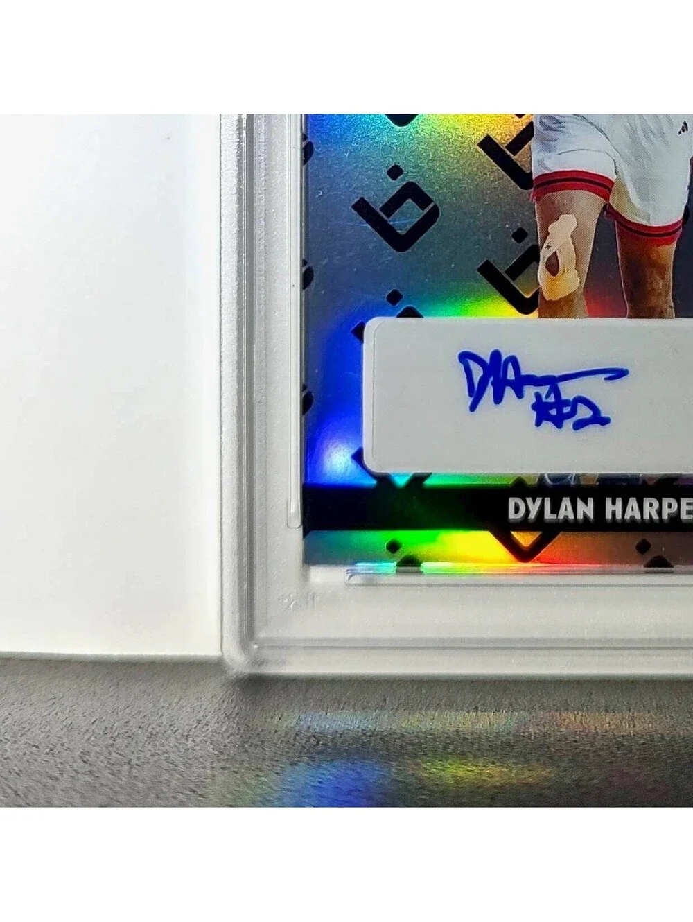 Dylan Harper 2025 Leaf Metal #BILA-DH1 Refractor PSA 8 Auto 10